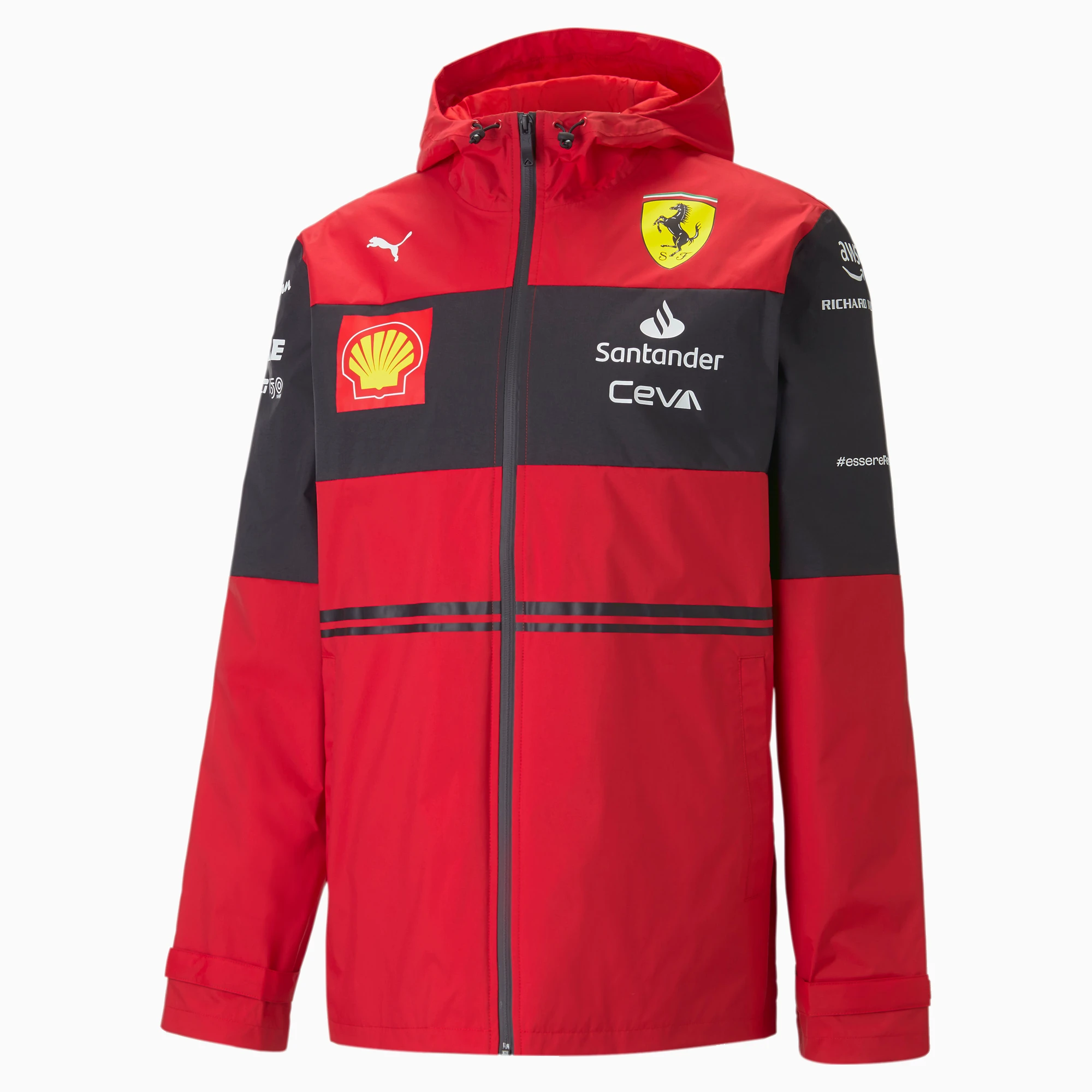 Scuderia Ferrari Team-Herrenjacke Rain Jackett 2022