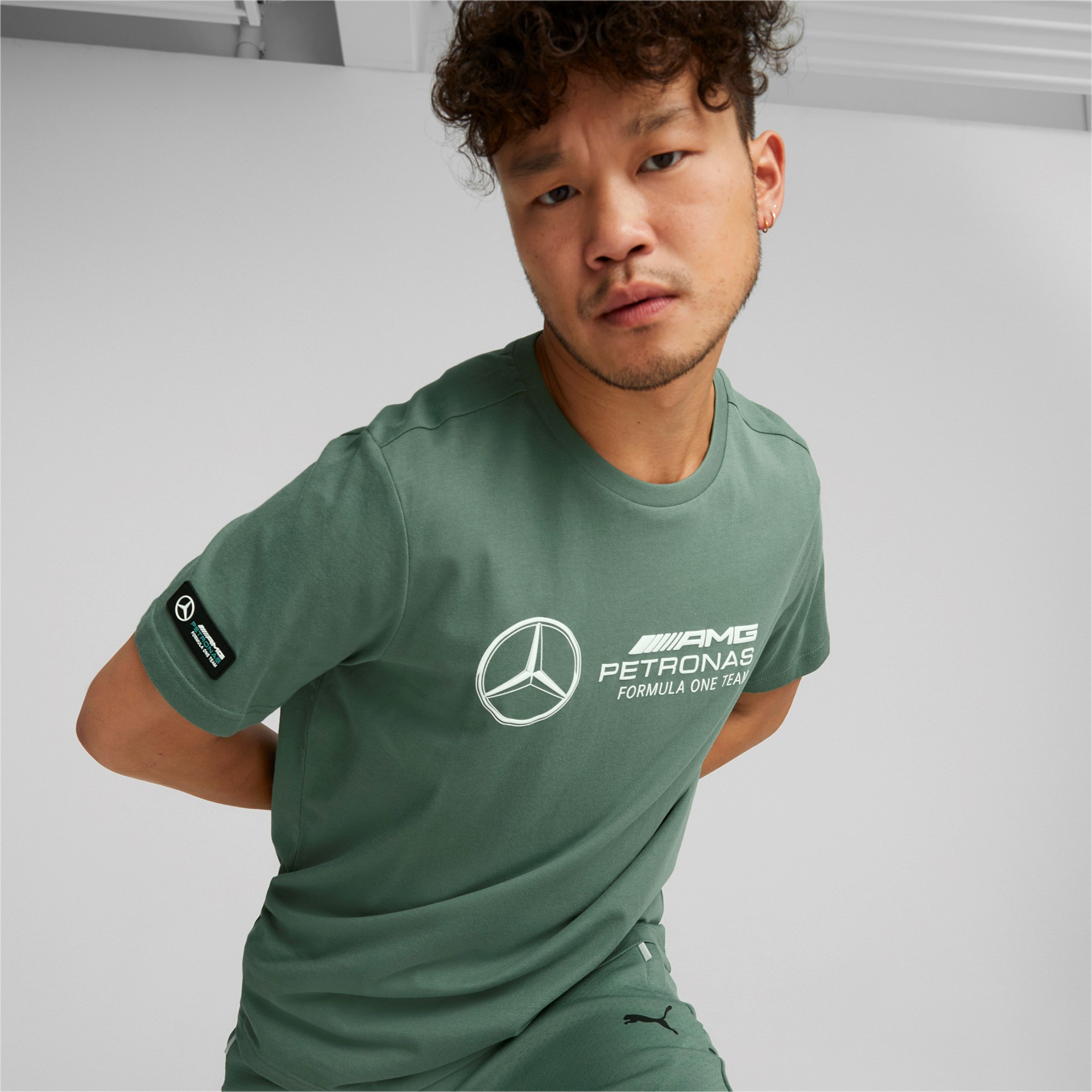 Mercedes-AMG Petronas Motorsport Formel 1-Logo T-Shirt Deep Forest