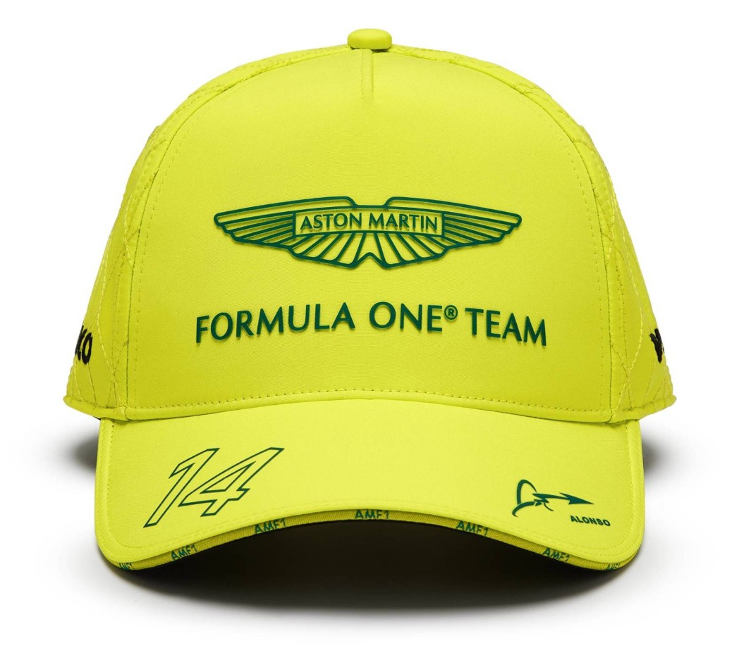 Aston Martin F1 Fernando Alonso Cap - gelb 2024