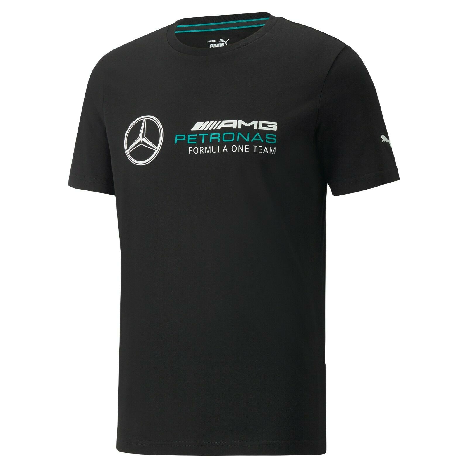 Mercedes AMG Petronas Motorsport F1 Herren T-Shirt Logo von Puma in schwarz 2022