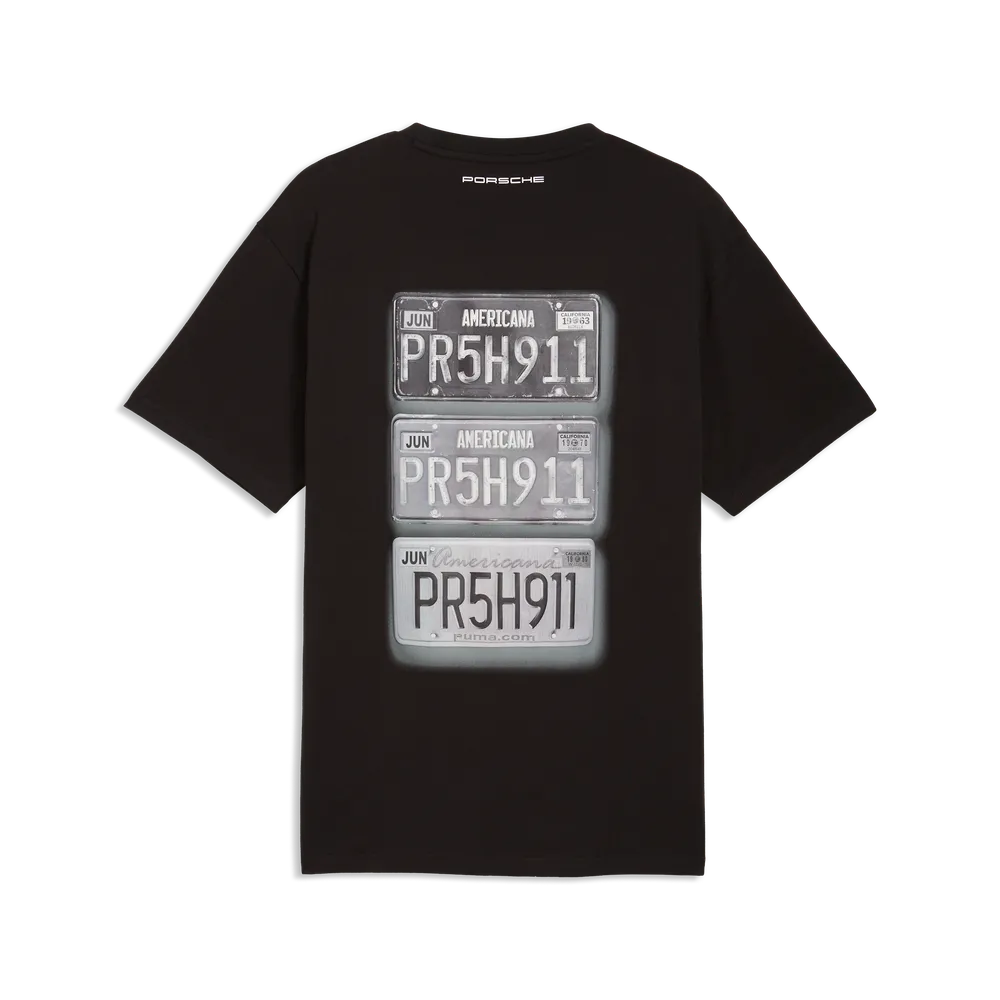 Porsche Legacy Graphic Tee Black von Puma