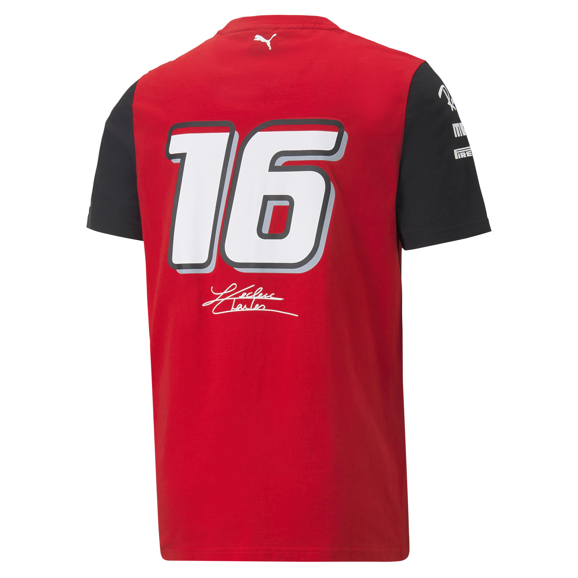 Scuderia Ferrari Charles Leclerc Replica Herren T-Shirt 2022
