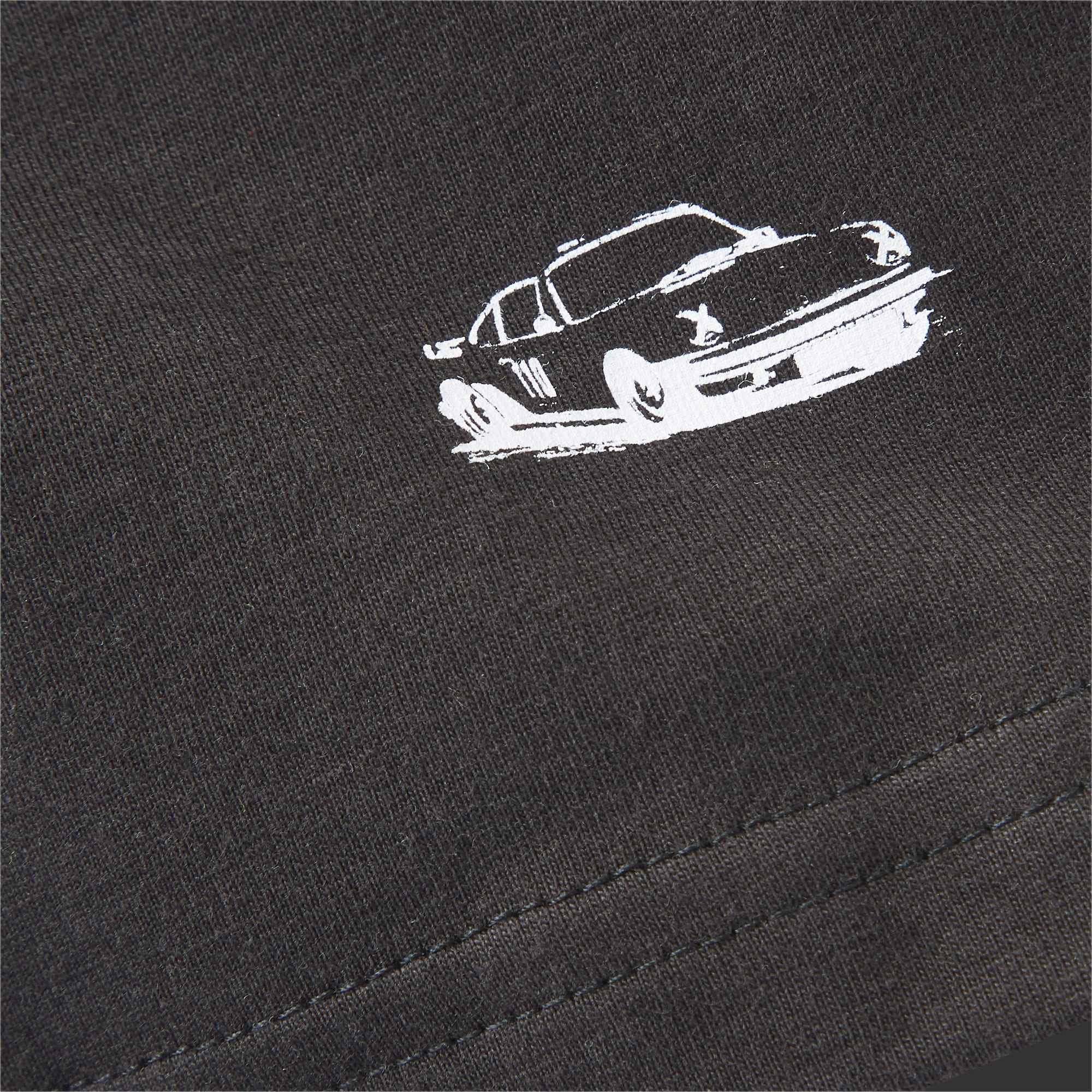 Porsche Legacy Logo T-Shirt für Herren in Black 