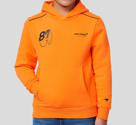 Mclaren Junior Hoodie Driver Piastri von CASTORE 2024