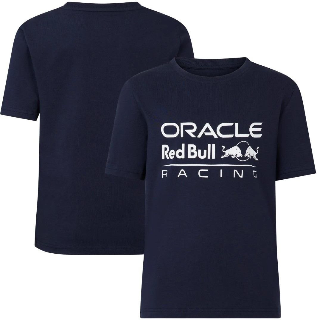 Oracle Red Bull Racing Junior Large Front Logo T-Shirt - Night Sky