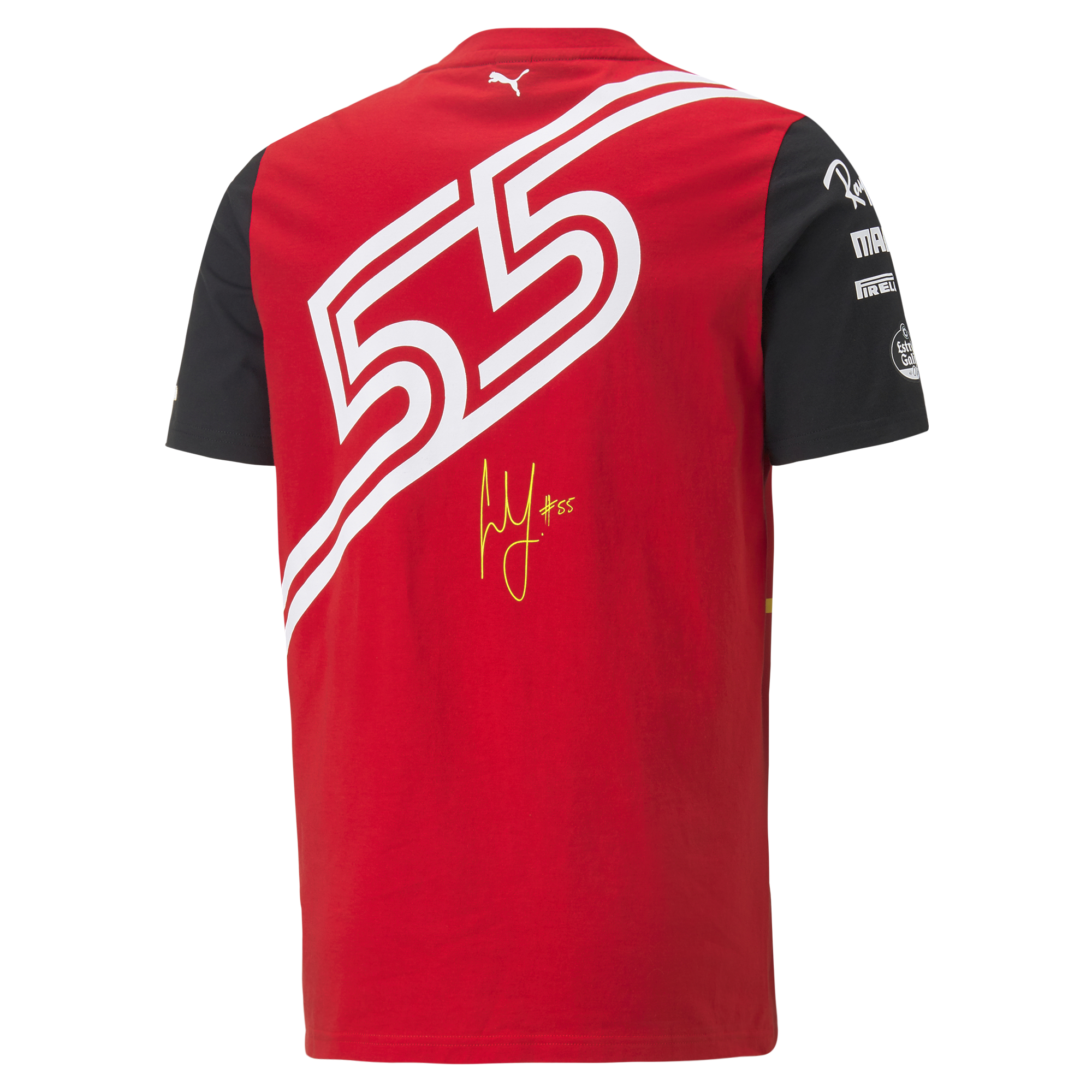 Scuderia Ferrari Carlos Sainz Replica Herren T-Shirt 2022