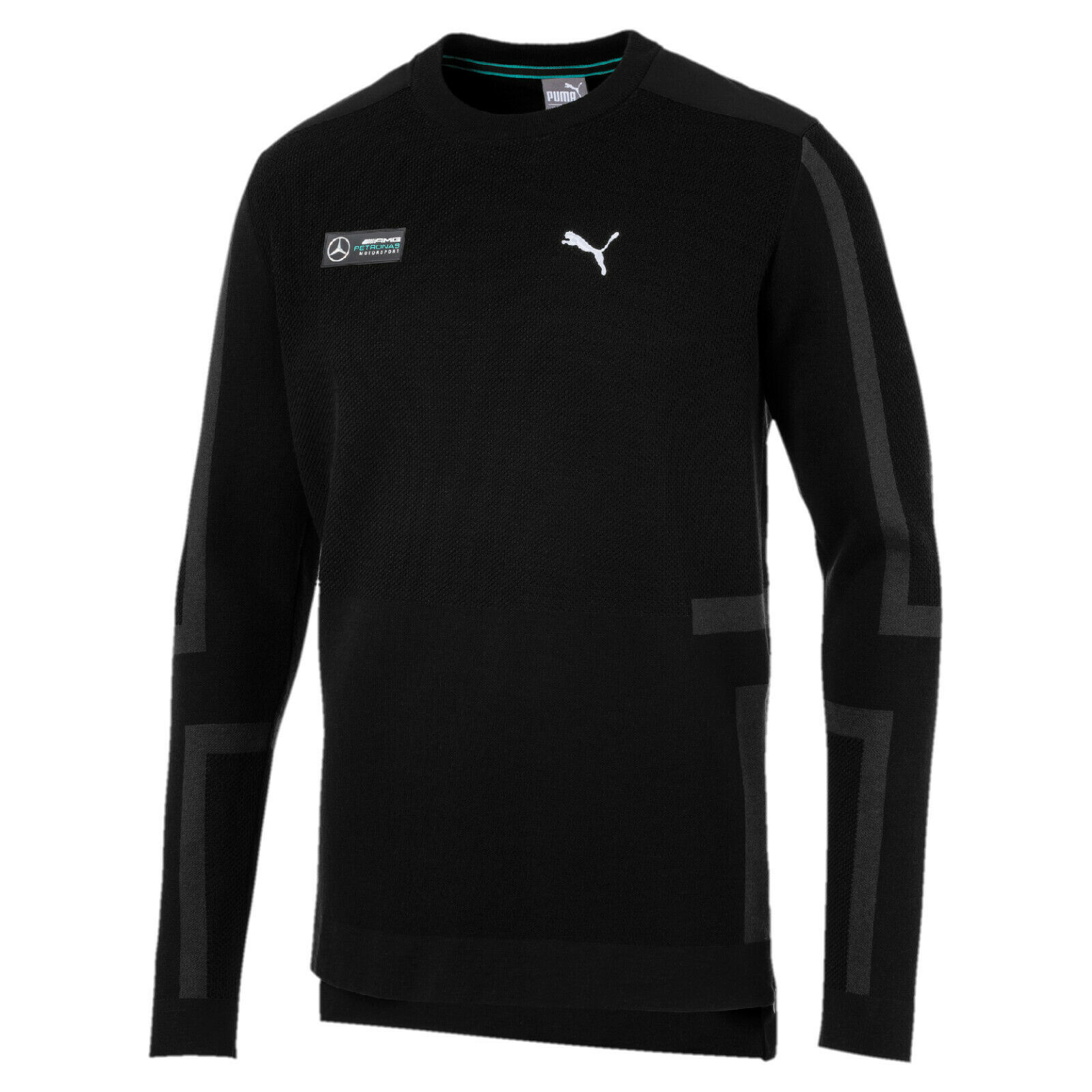 Mercedes AMG Petronas Men’s evoKNIT Sweatshirt von Puma Mercedes AMG Petronas Men’s evoKNIT Sweatshirt von Puma