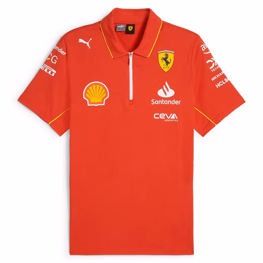 Scuderia Ferrari Team F 1 Poloshirt Puma 2024