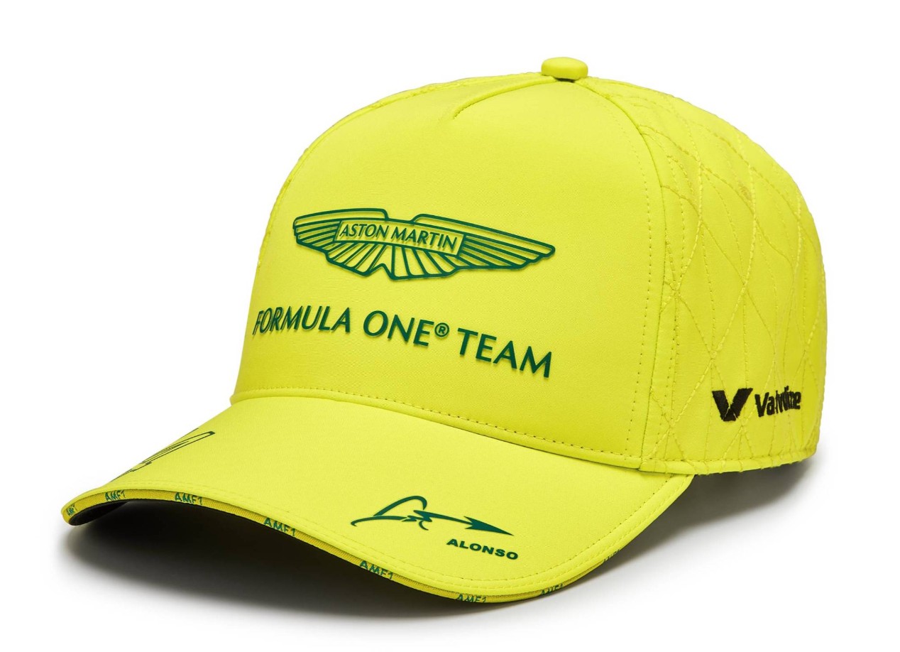 Aston Martin F1 Fernando Alonso Cap - gelb 2024